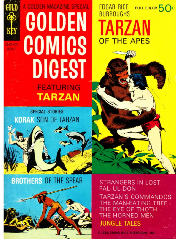 Golden comics digest - nº 4 - featuring Tarzan