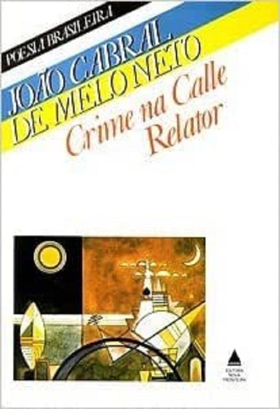 Livro Crime na calle Relator Joao Cabral de Mello Neto
