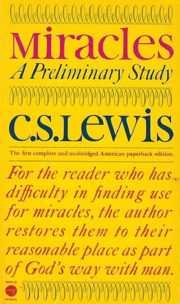 Livro Miracles: a preliminary study C. S. Lewis