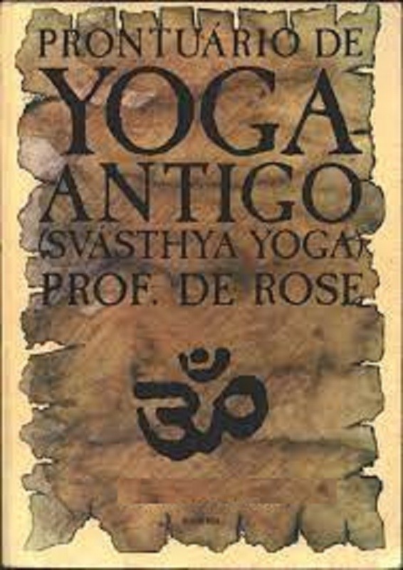 Livro Prontuario de Yoga antigo Prof de Rose