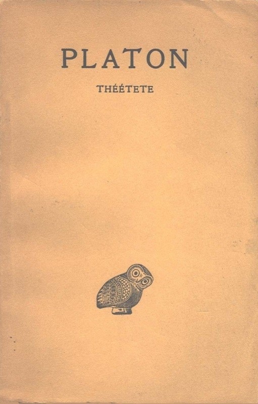 Livro Théétète - Tome VIII - 2ª Partie Platão