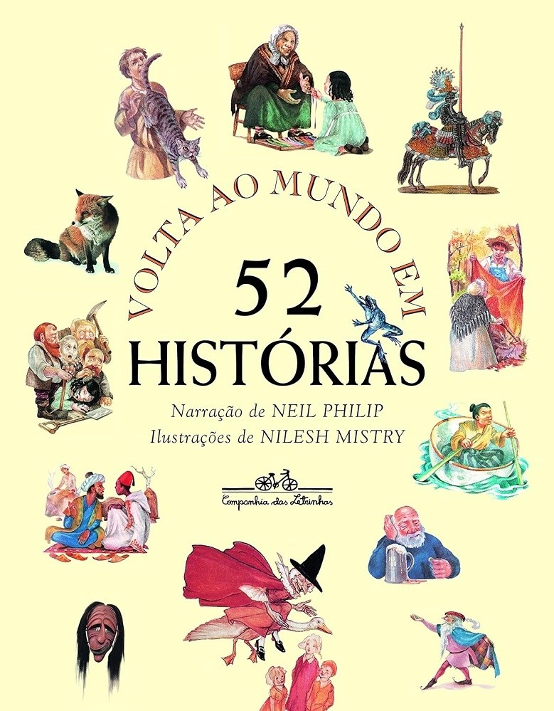 Livro Volta ao mundo em 52 histórias Neil Philip